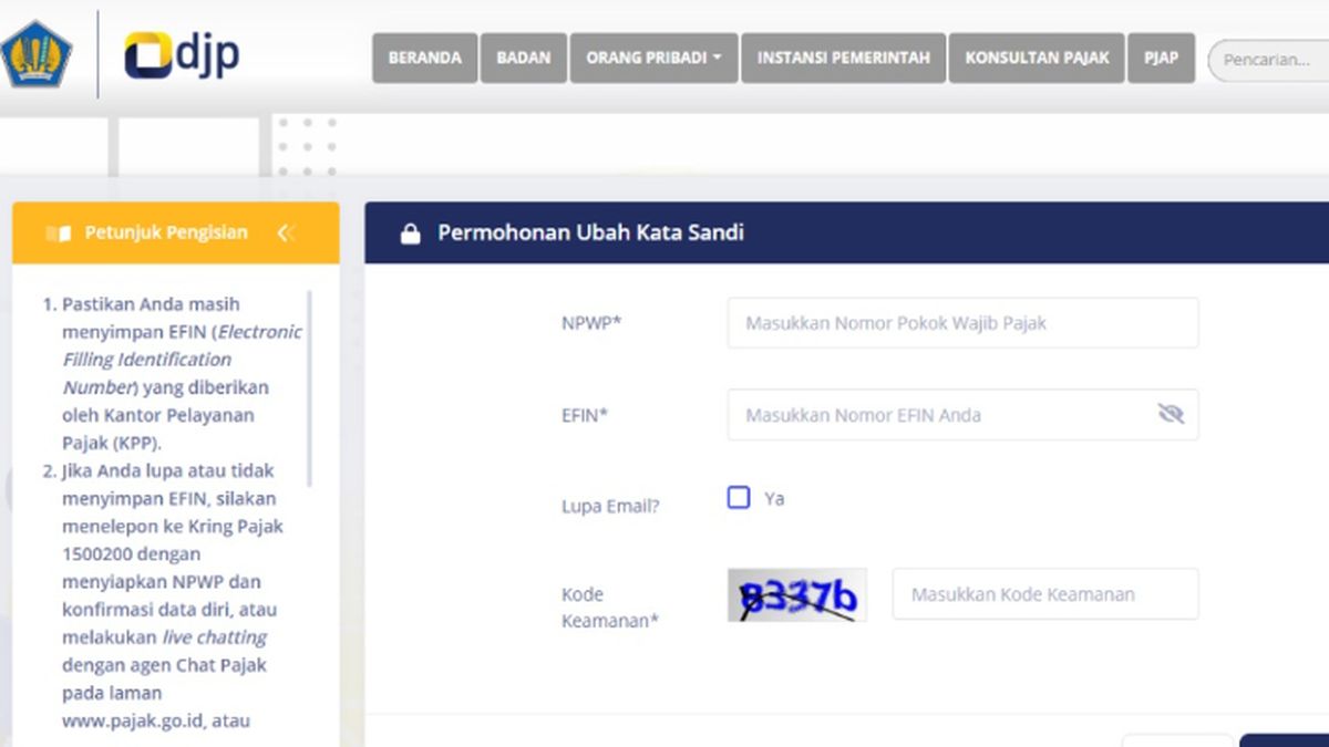 Cara Mendapatkan Kode EFIN Pajak Tanpa ke Kantor Pajak