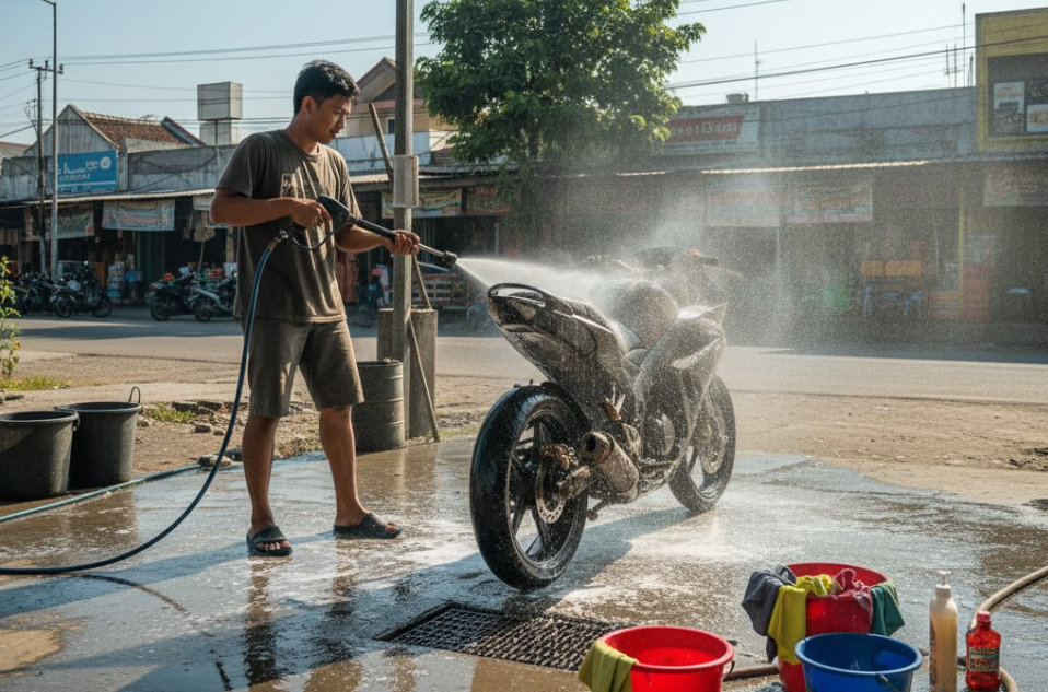 Cara Membuka Usaha Cuci Motor dan Mobil