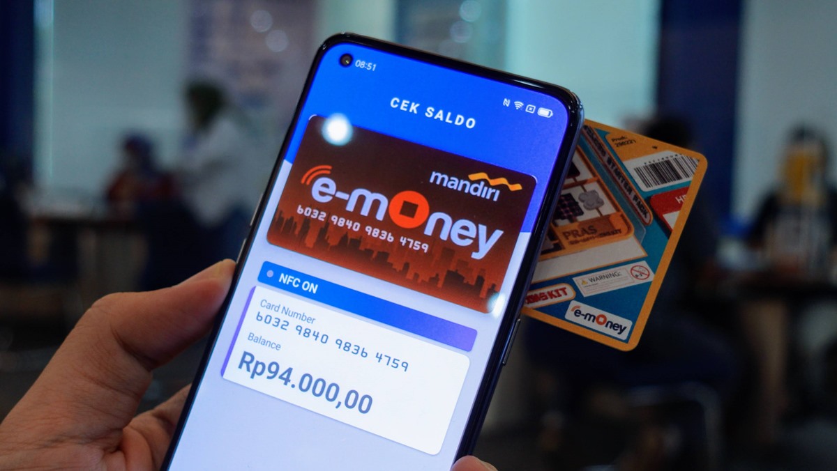 Cara Top Up E-Money Lewat HP NFC