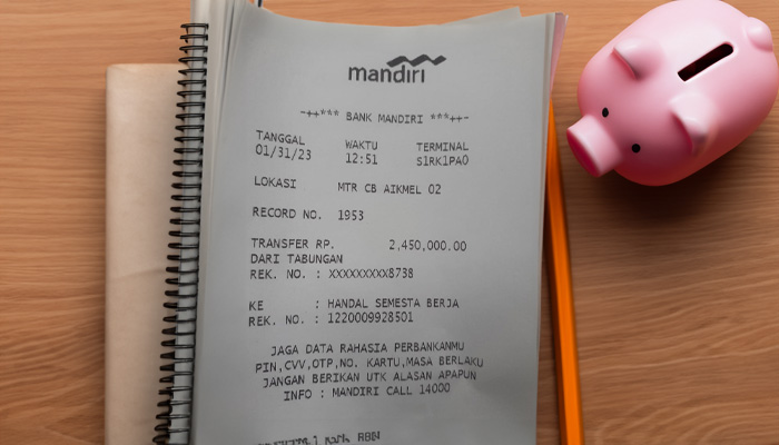 Struk Transfer Palsu