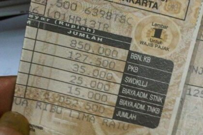 Cara Menghitung Pajak Mobil