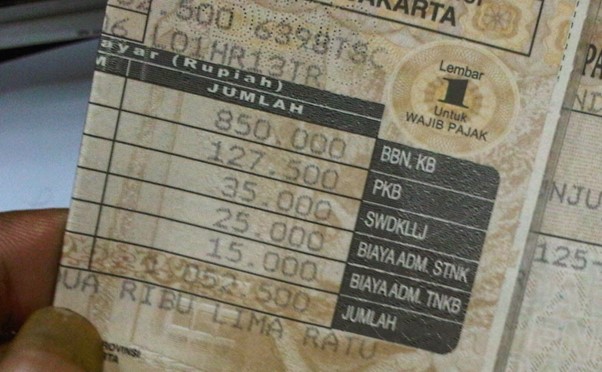 Cara Menghitung Pajak Mobil